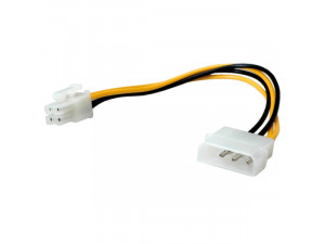 Захранващ кабел Molex 4 Pin to 4 Pin ATX 12V 0.15m 11.03.1019